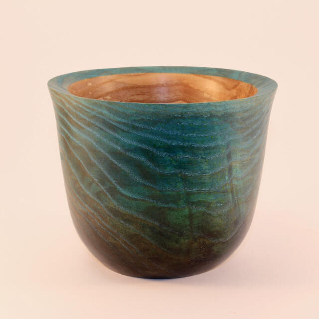 Coloured Ash vase